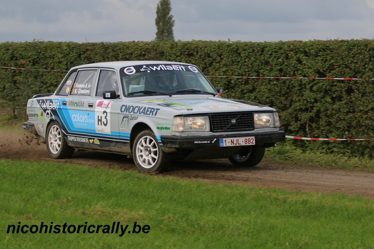 wedstrijdverslag Bram Fonteyne in de Hemicuda rally.