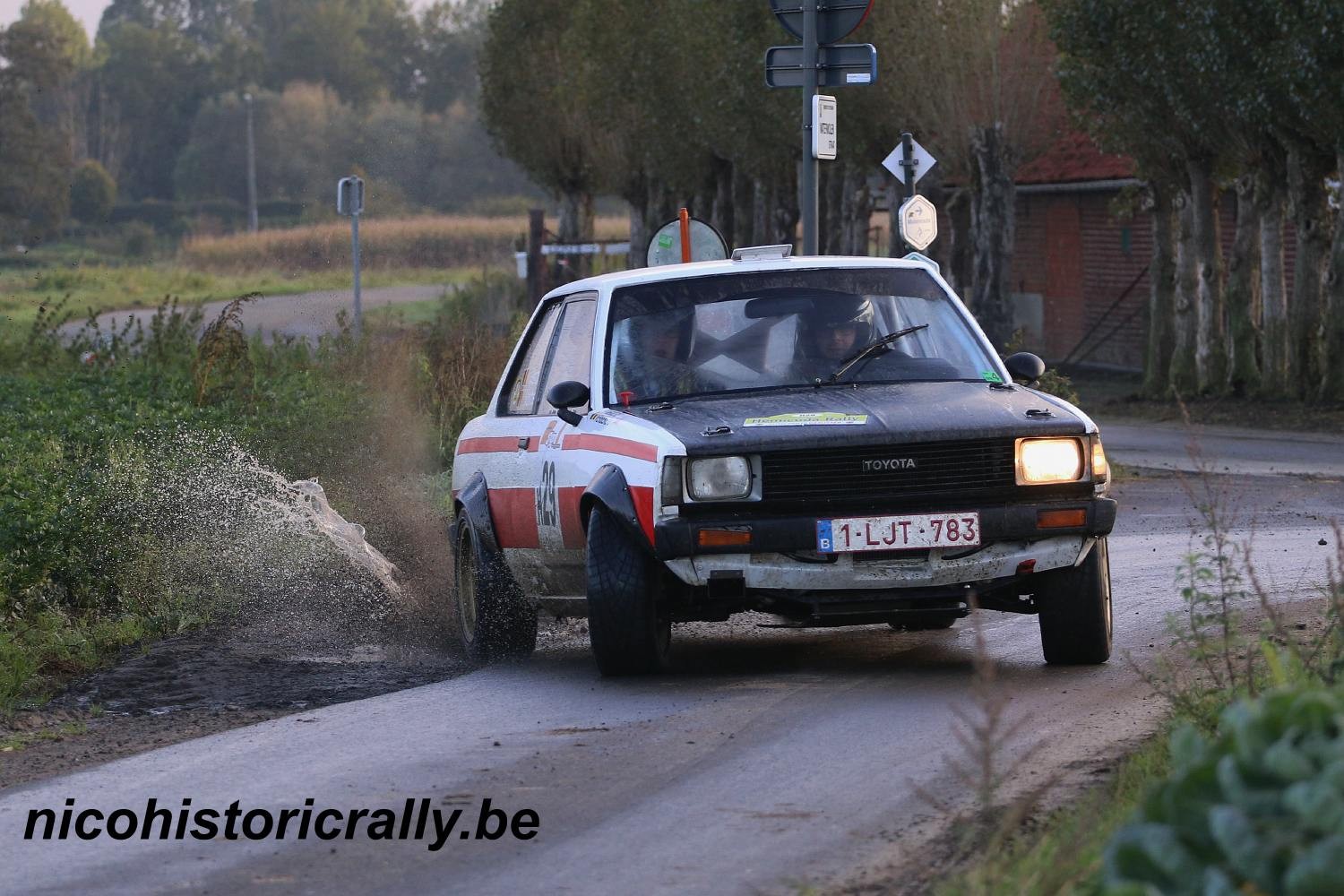 Wedstrijdverslag Fangio Verbeke in de Hemicuda Rally.