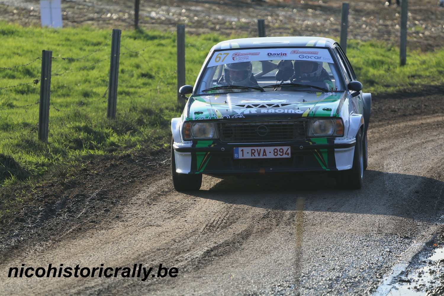 Wedstrijdverslag Dirk van Rompuy en Claude Debue in de Condroz Rally.