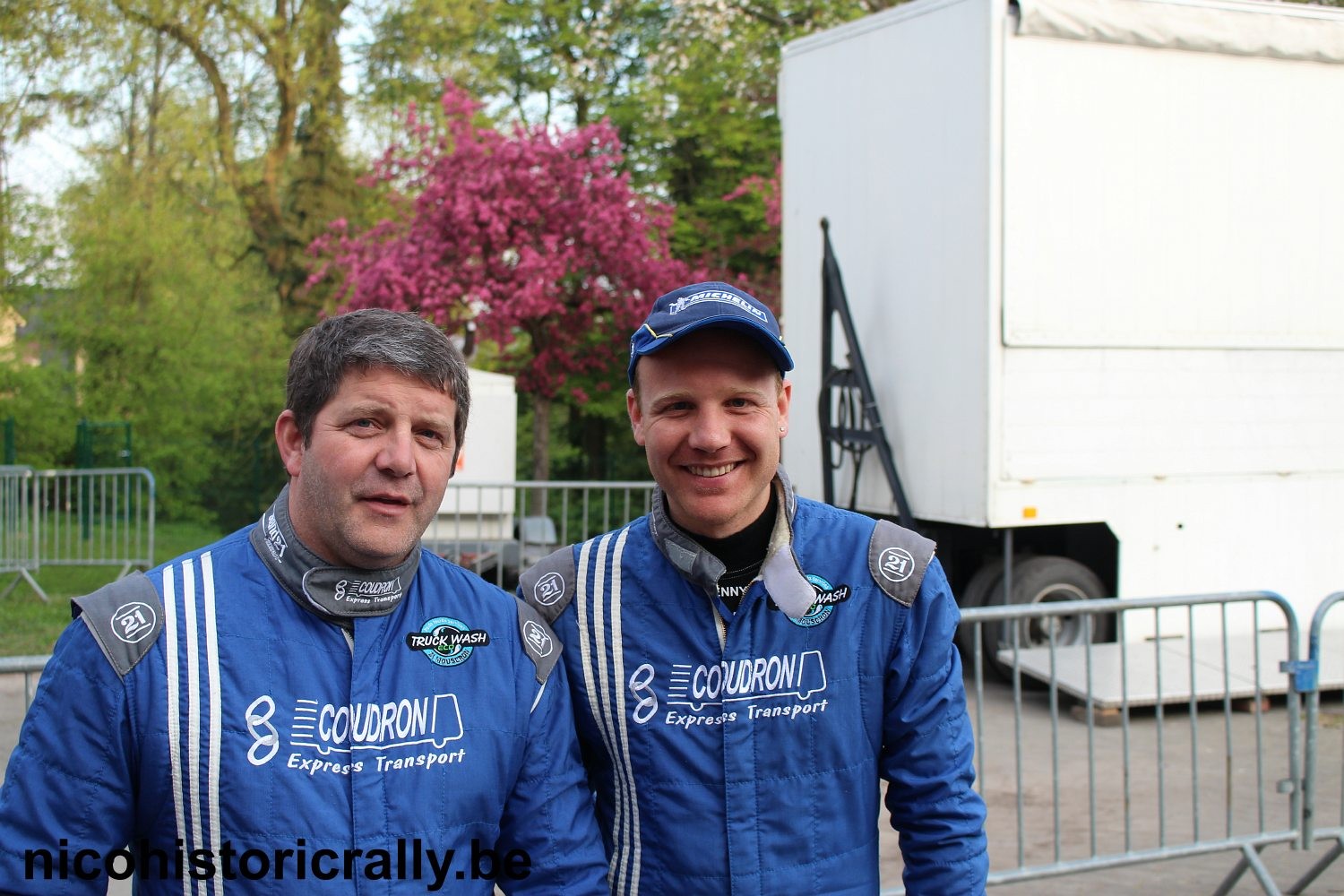 Wedstrijdverslag Rik Vanniewenhuyse en Kenny Deroo in de Rallye Salamandre.