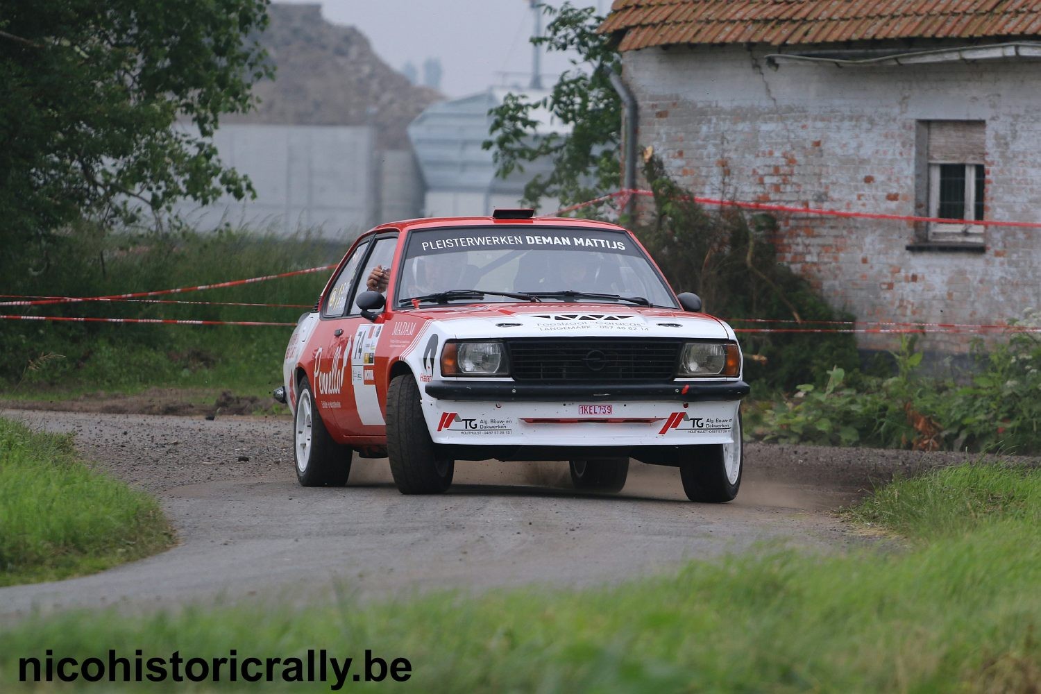 Simon en Paul Puype in de Rally van Wervik.