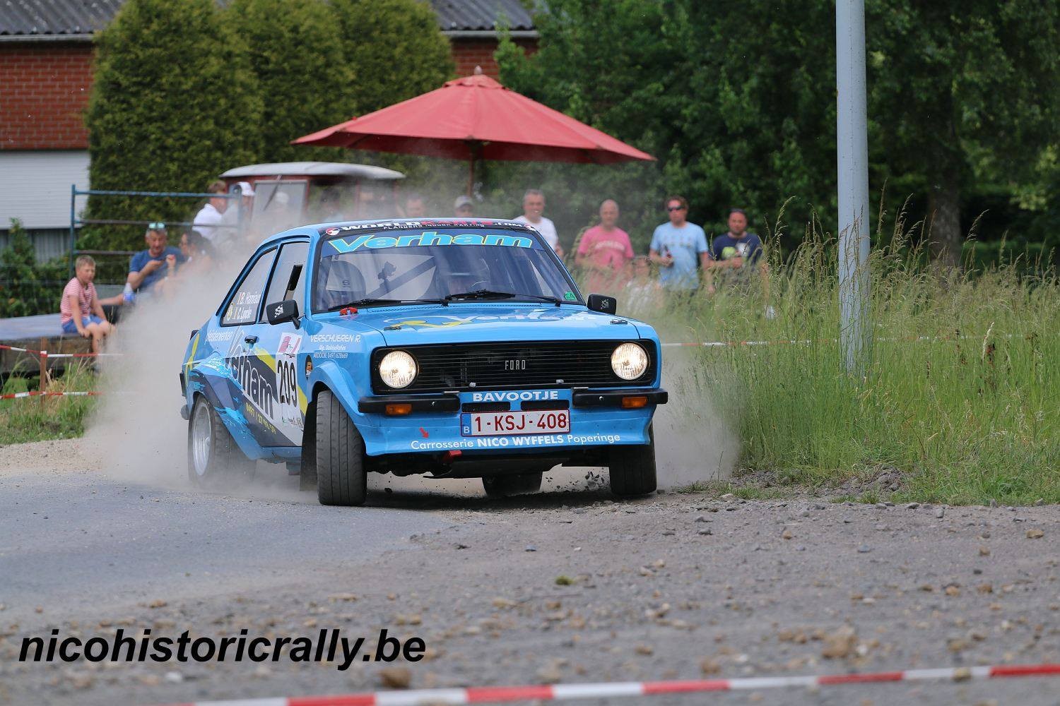 Bjorn Hamiaux en Anna Vervaeke gaan voor het spektakel in de komende Rally van Ieper.