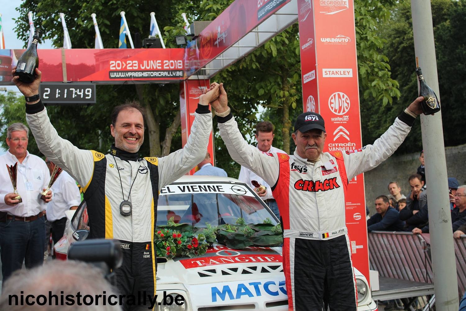 Verslag FIA LAS VEGAS YPRES HISTORIC RALLY: Polle wint maar Stouf rijdt bijna alle scratches !