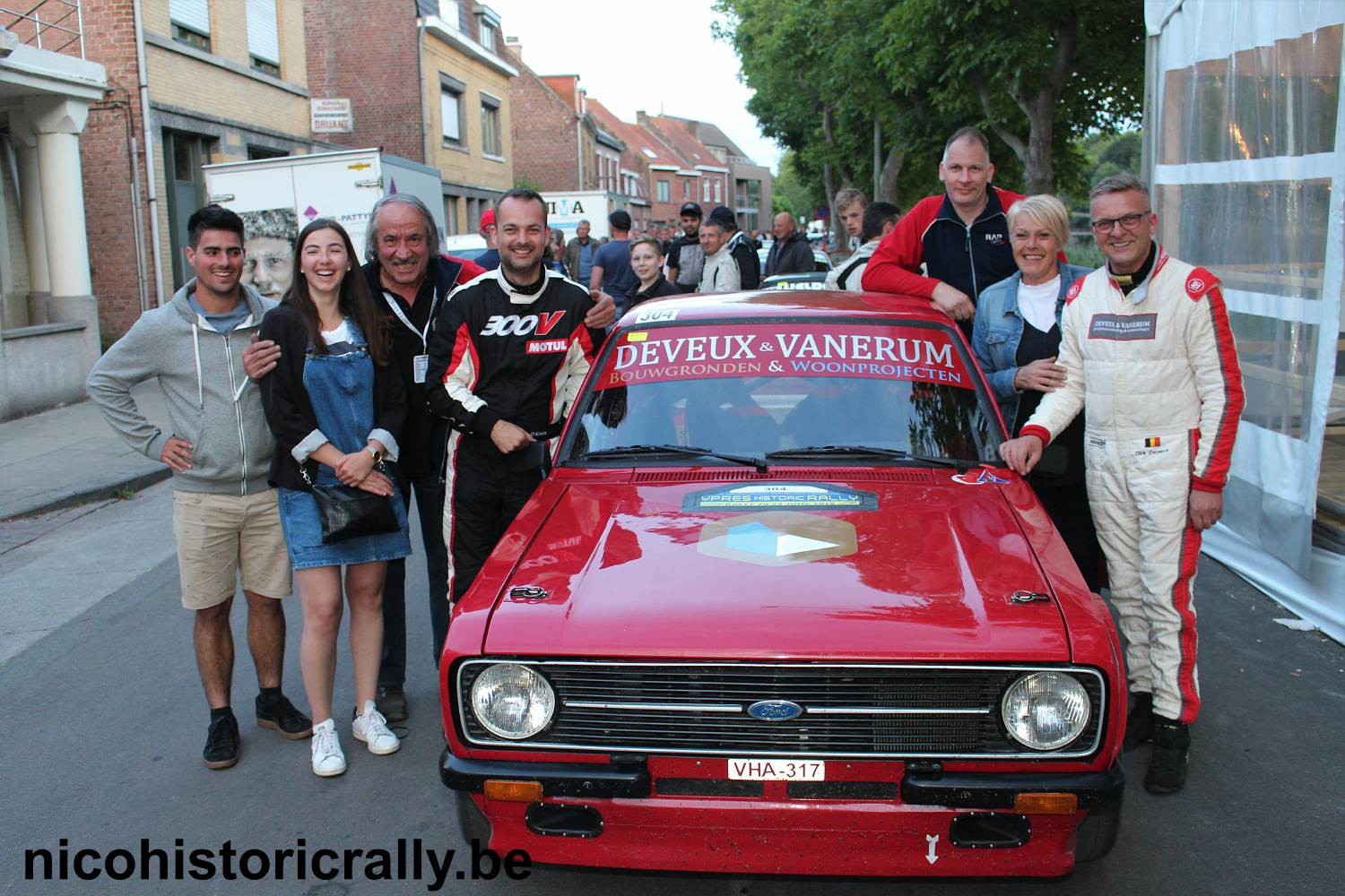 Wedstrijdverslag Dirk Deveux in de Rally van Ieper.