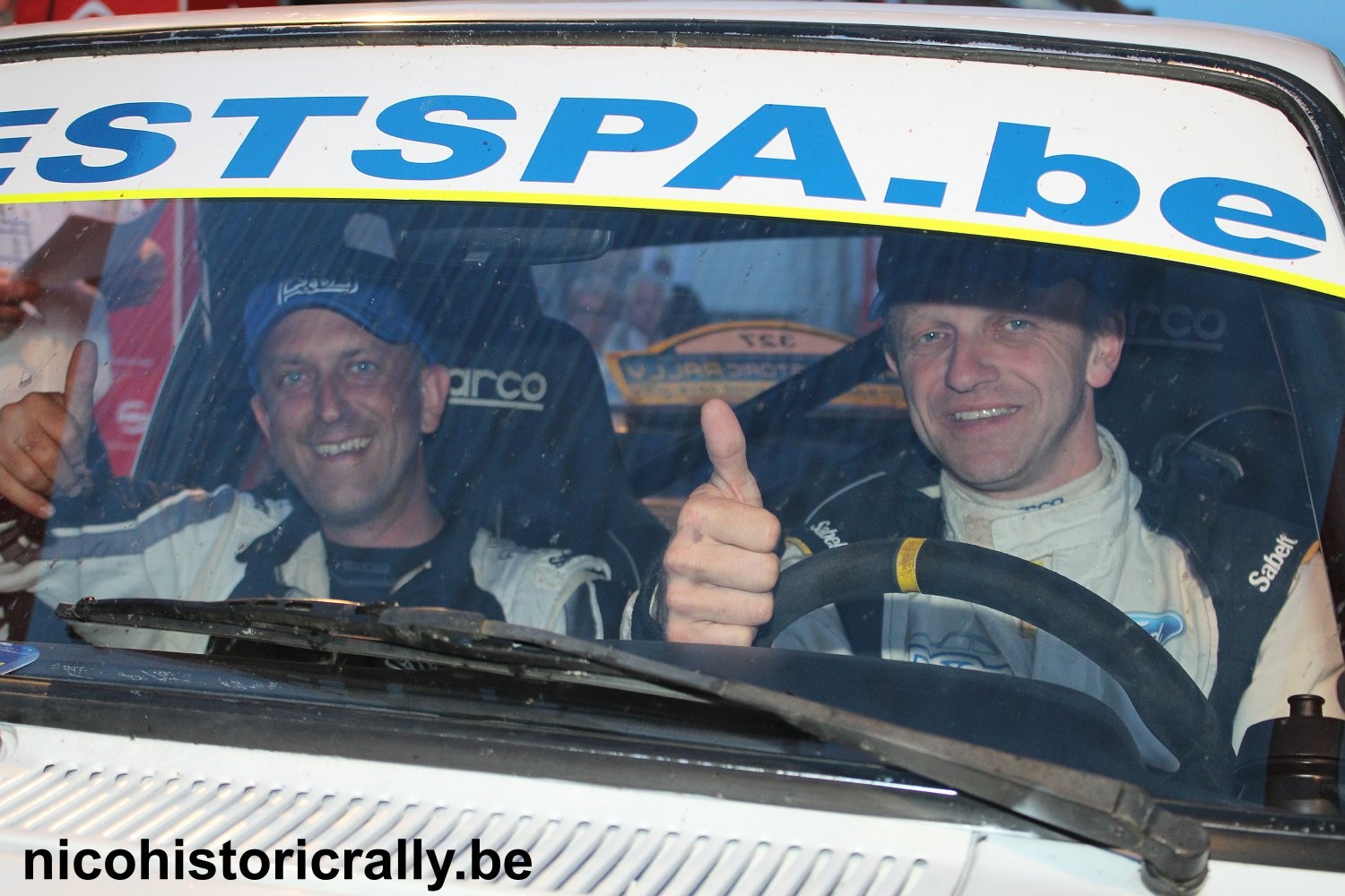 Wedstrijdverslag Sascha Oosterlinck en Bjorn Verhamme in de Rally van Ieper.