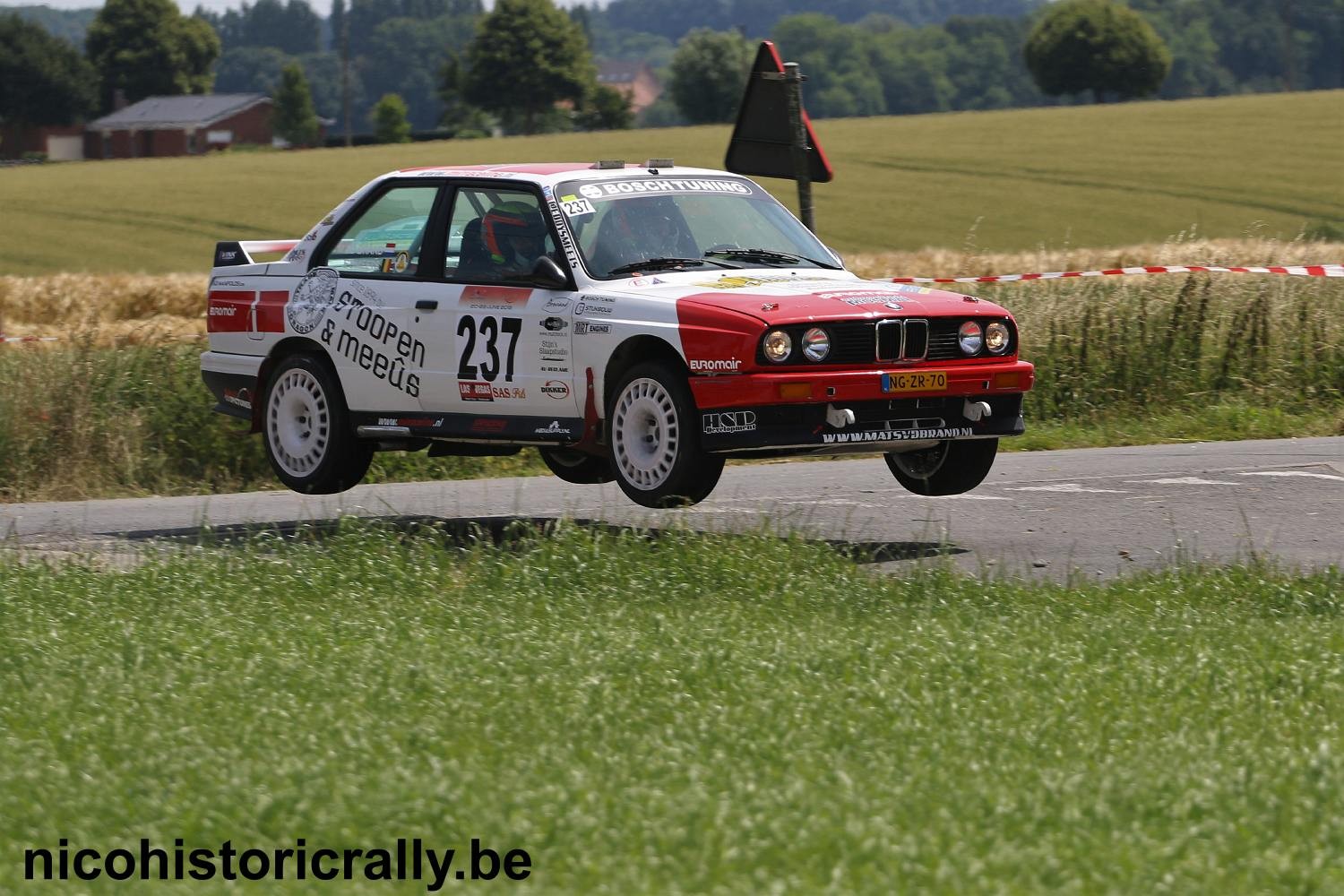 Wedstrijdverslag Mats VD Brand en Eddy Smeets in de FIA Las Vegas Ypres Historic Rally 2018.