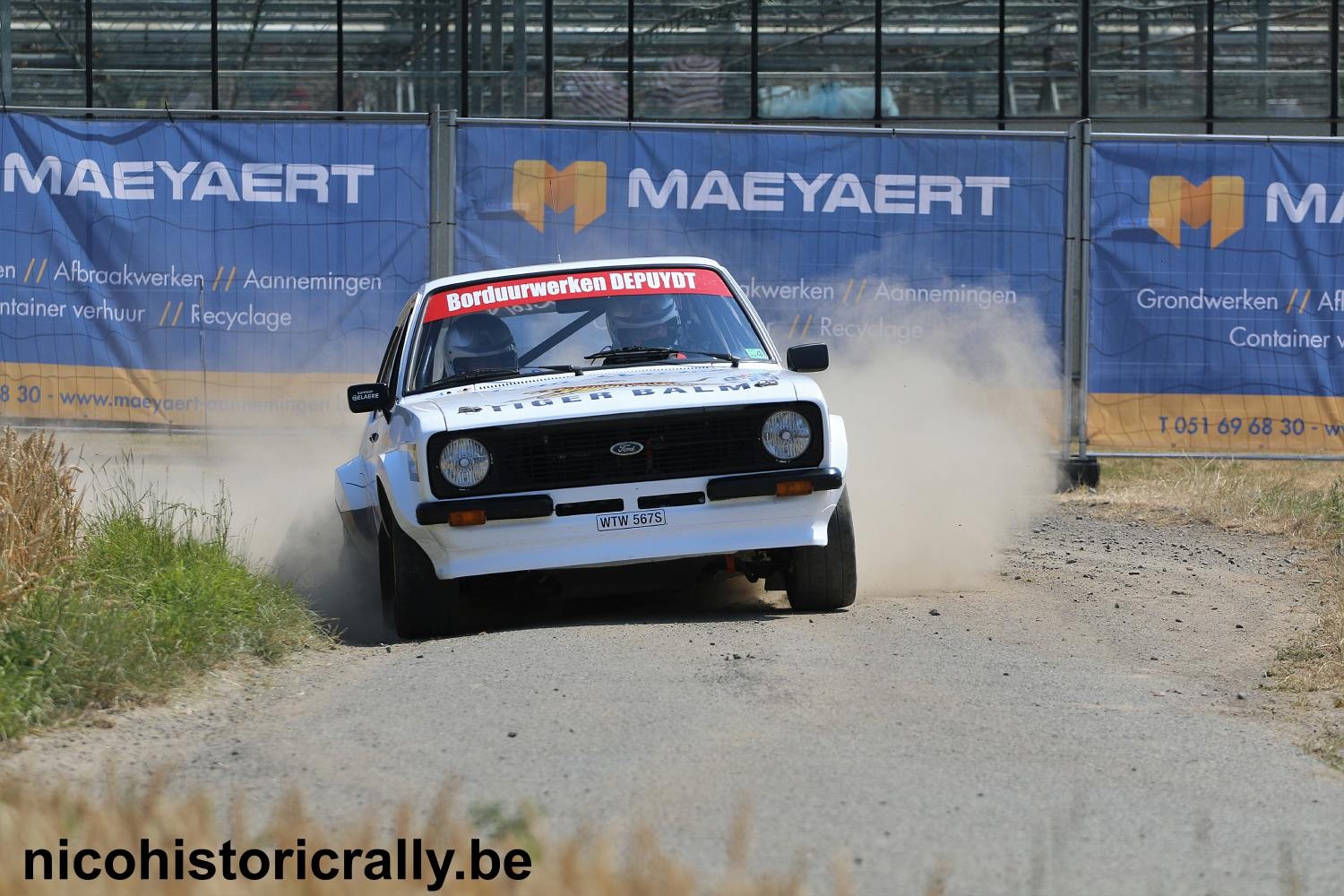 Verslag TBR Rallysprint: Dirk Depuydt wint na een turbulente wedstrijd.