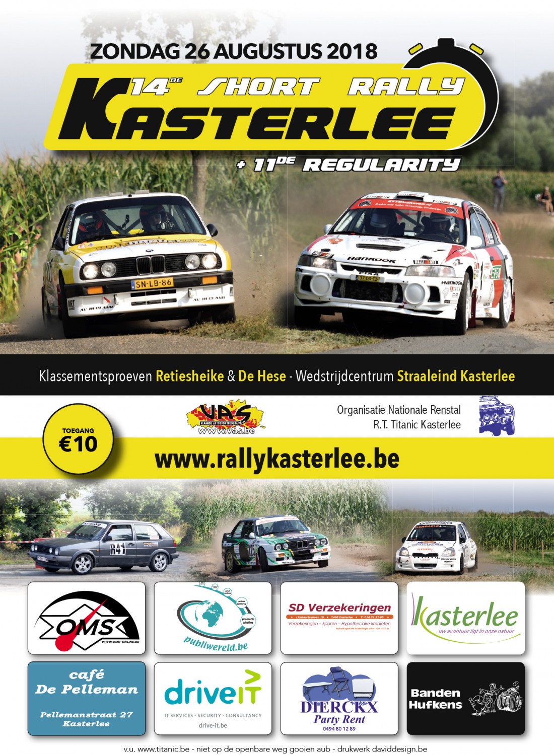 Voorbeschouwing Short Rally van Kasterlee.