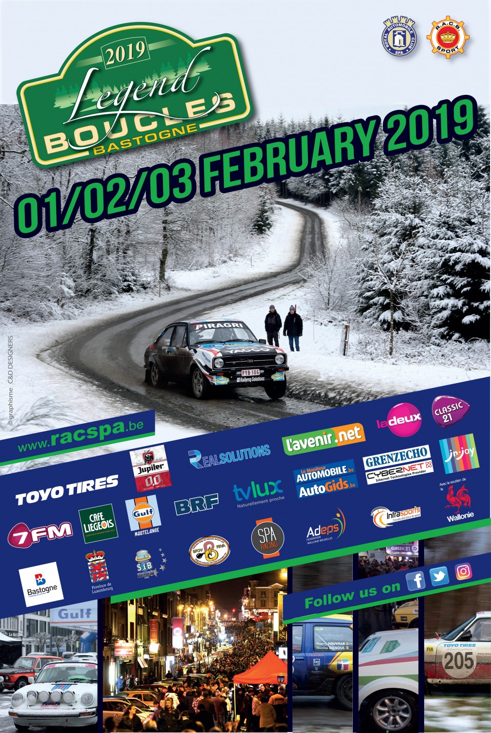 Info over het tijdschema in de Legend Boucles @ Bastogne.