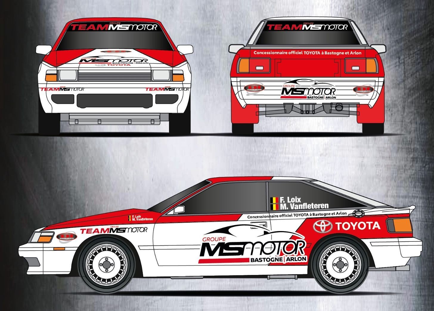 Freddy Loix in ‘Demo’  met een Toyota Celica GT-Four ST165