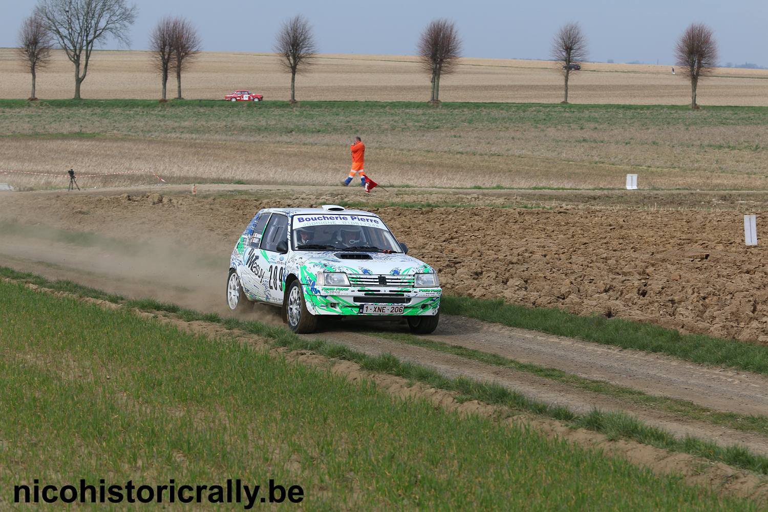 Verslag Rallye de Hannut: Jean-Marc Dechany wint in zijn Peugeot 205 in Klasse SR !