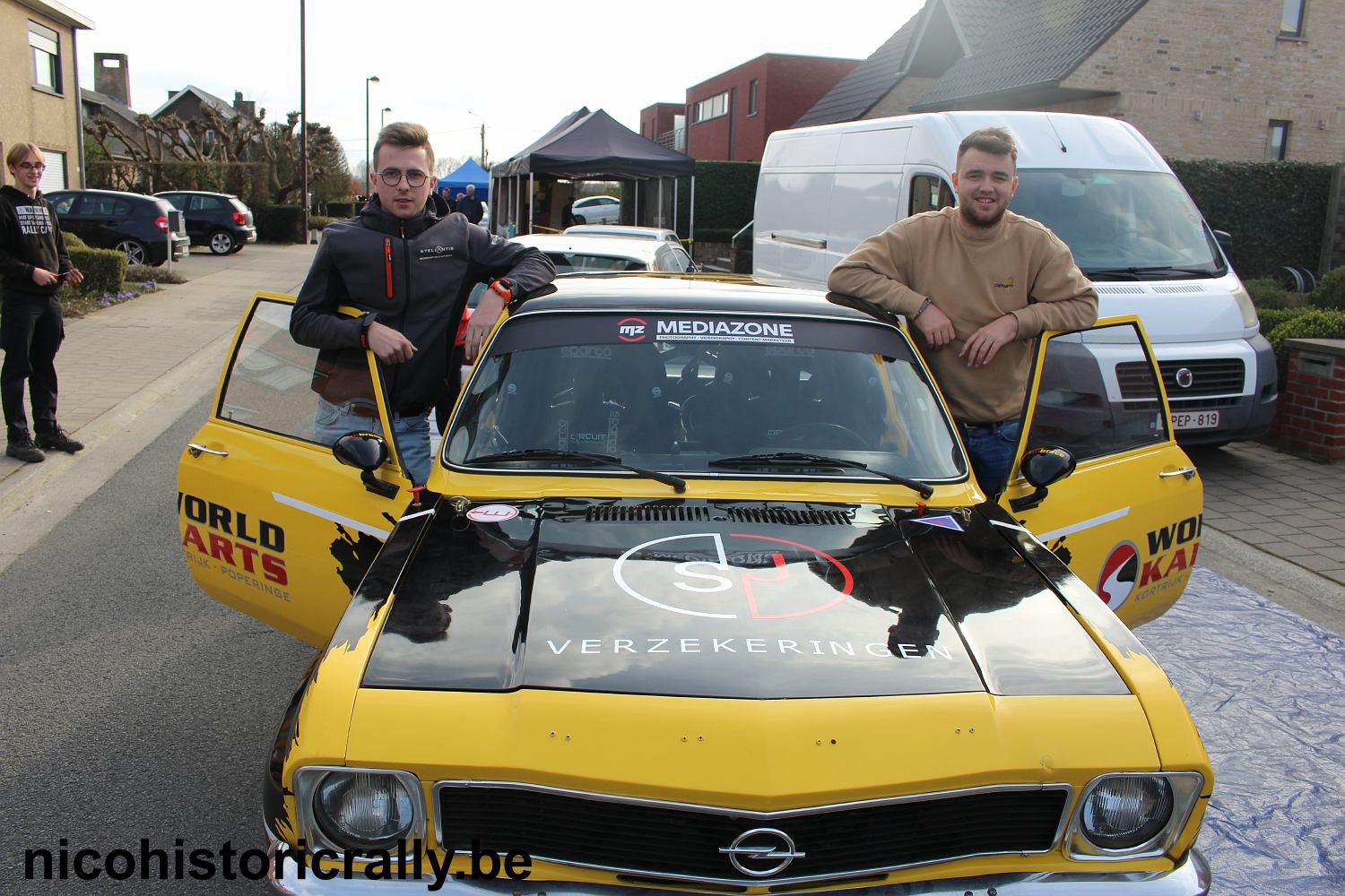 Wedstrijdverslag Ferre Demytenaere in de Short Rally van Moorslede: Een geslaagd debuut in onze Opel Ascona A !