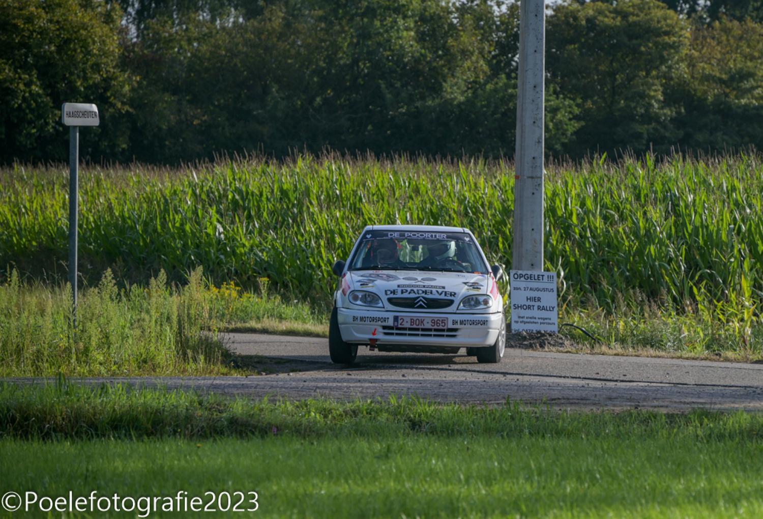 Short Rally van Kasterlee door Geert Evenepoel