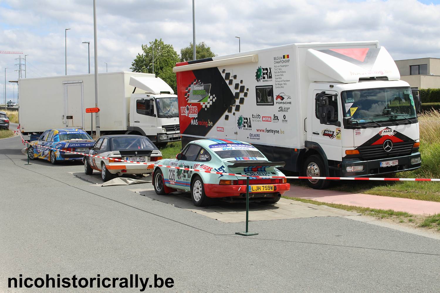 TBR Short Rally Podium en Servicepark