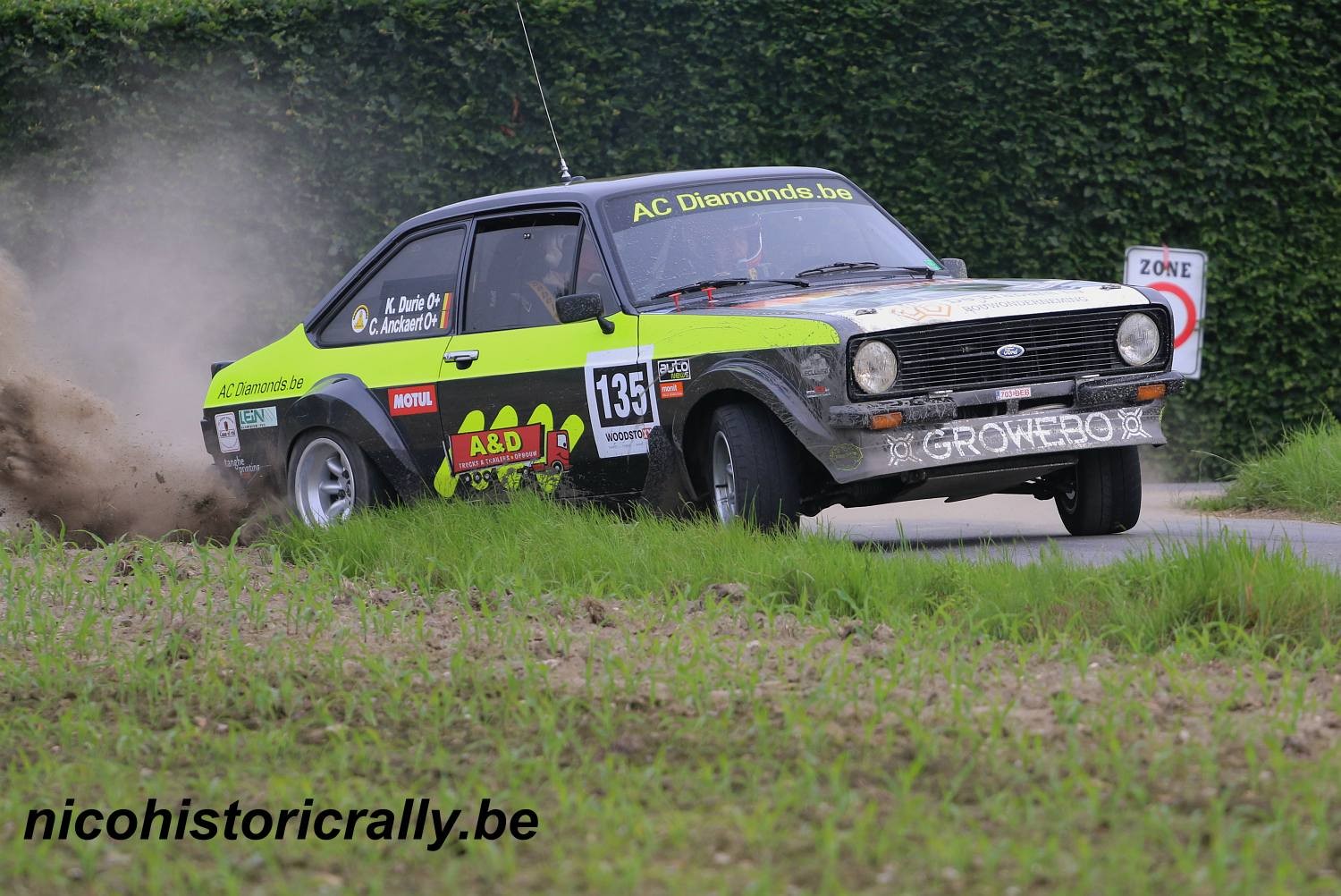 Ford Pinto Cup start in de Rally van Hannuit.