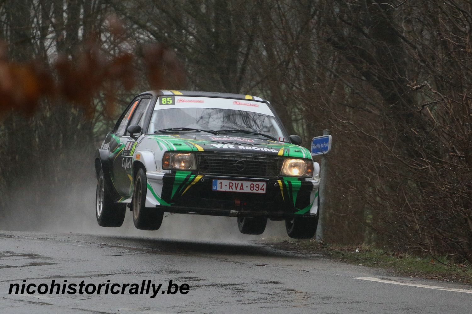 Wedstrijdverslag Dirk Van Rompuy en Jens Vanoverschelde in de Spa Rally.