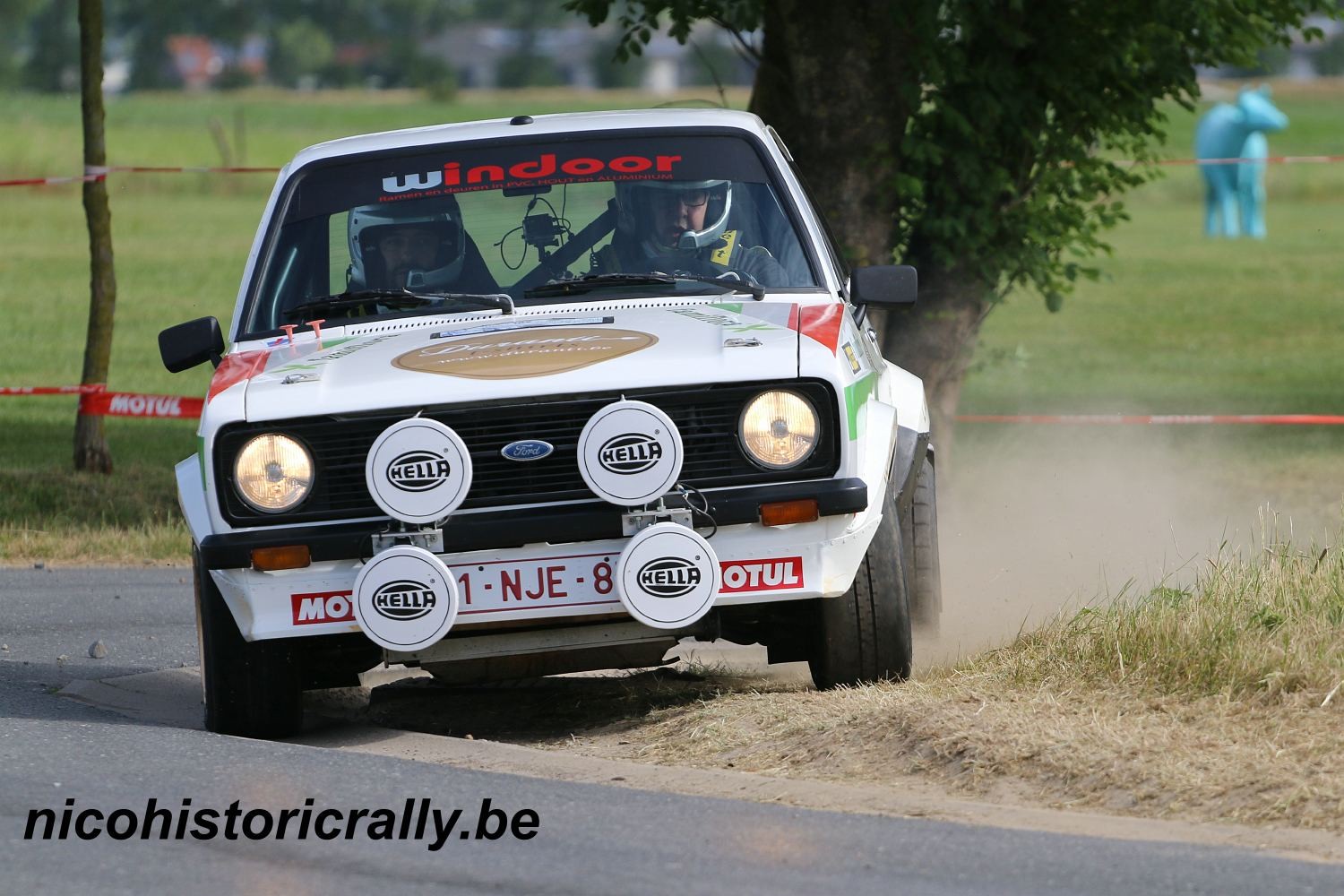 Wedstrijdverslag Ward Vergote -Nessim Ben Driss in de Rally van Wervik.
