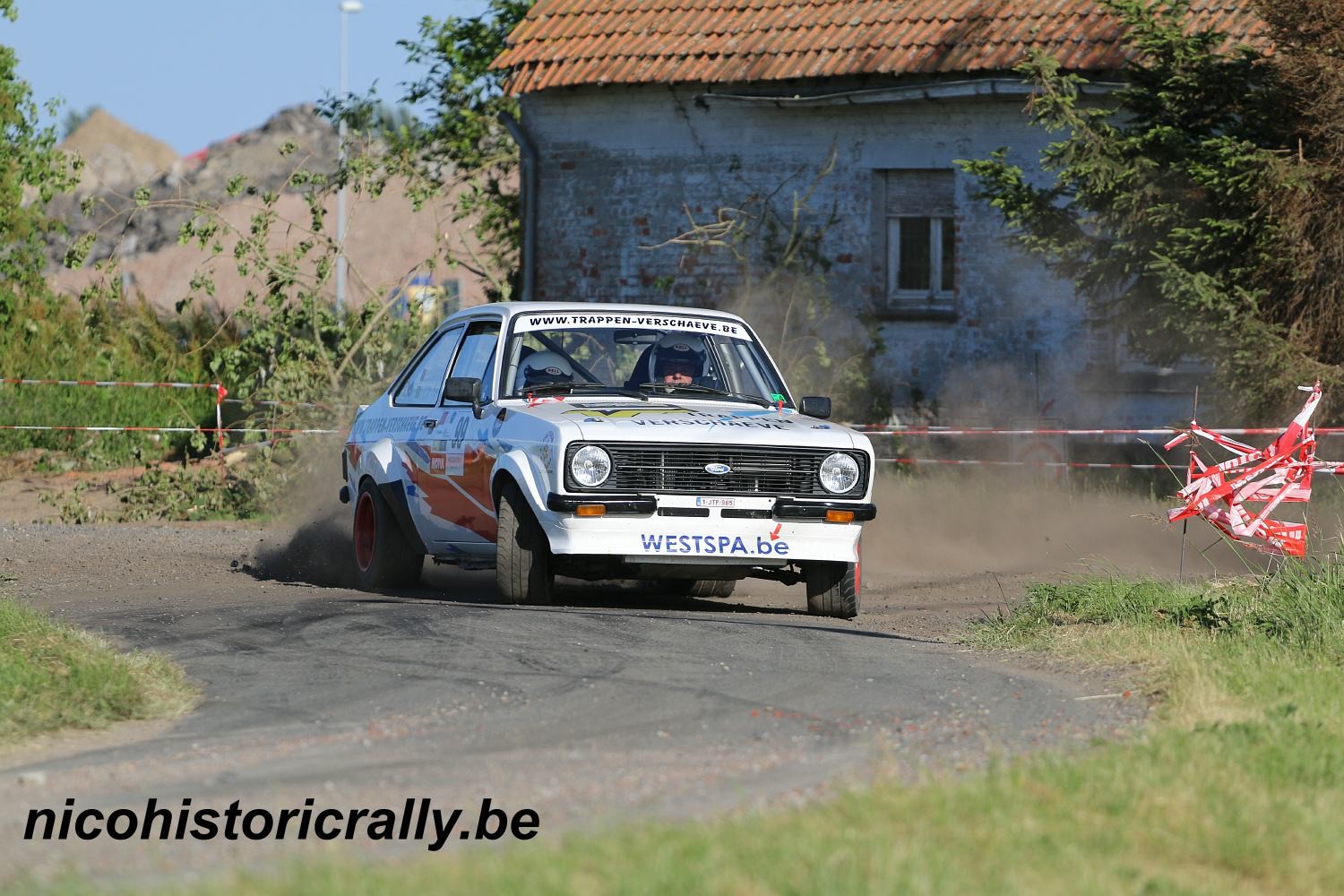 Wedstrijdverslag Frank Caby en Carine Ysenbaert in de Rally van Wervik:genieten!