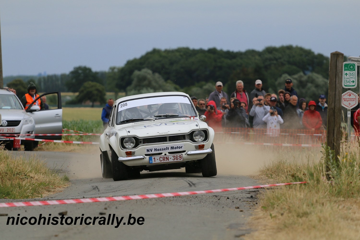 Wedstrijdverslag Kurt Vanderspinnen en Bjorn Vanoverschelde in de Rally van Ieper.