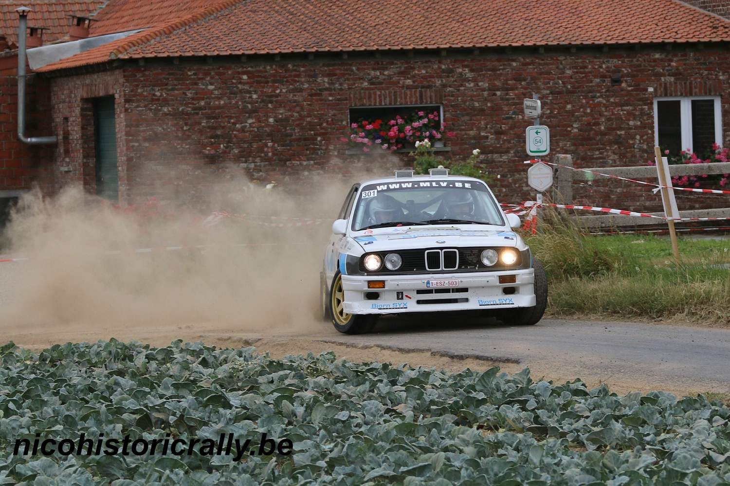 Wedstrijdverslag Christophe Merlevede en Giljan Vandromme in de Rally van Ieper.