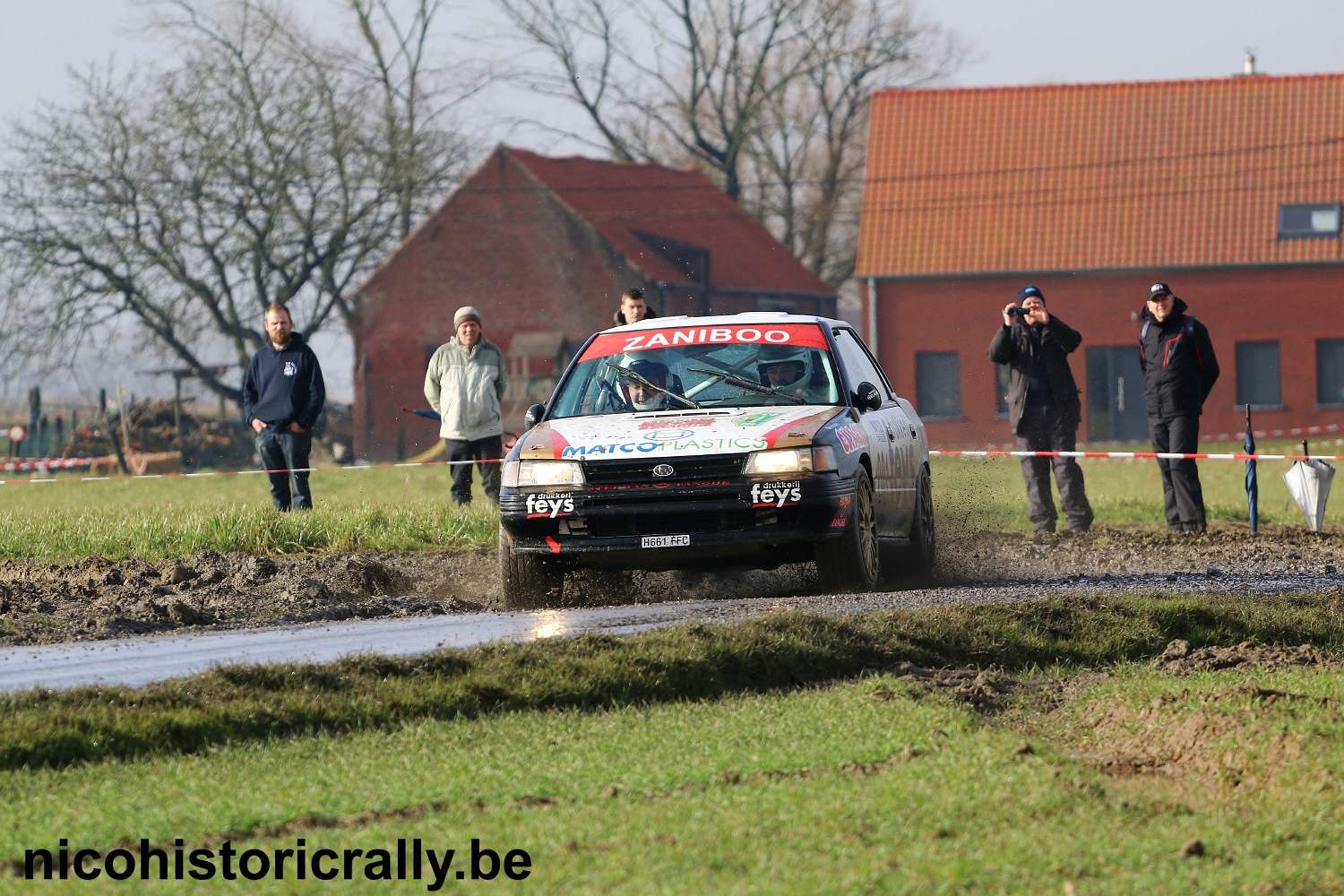 Paul Lietaer naar winst en een 2de plaats algemeen in een verzopen Rallysprint van Moorslede!