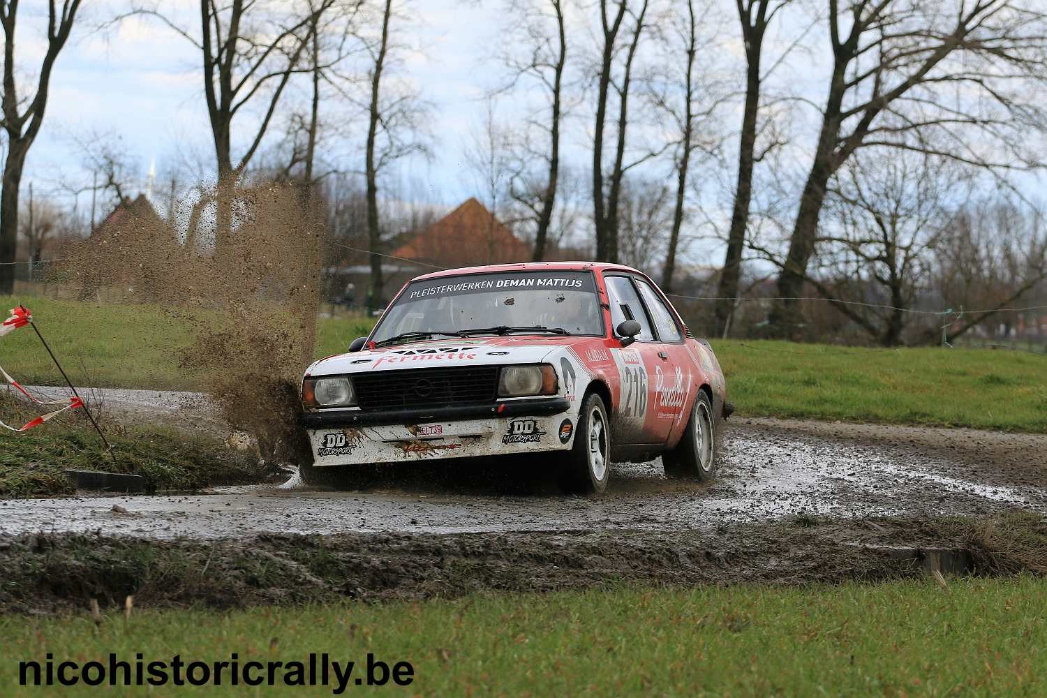 Wedstrijdverslag Simon en Paul Puype in de Rallysprint van Moorslede.