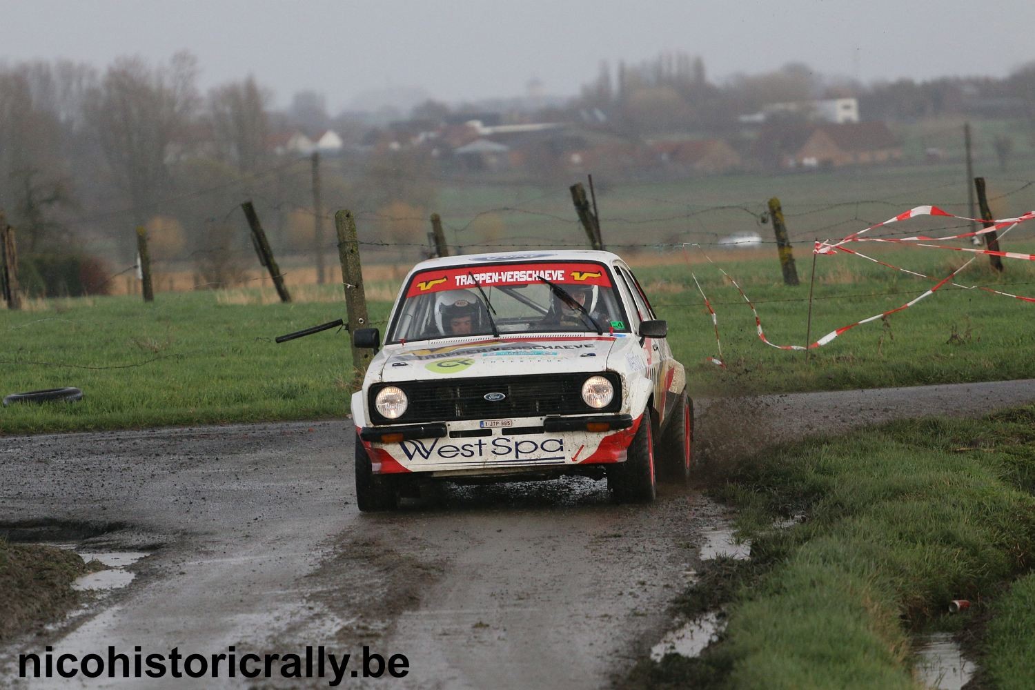 Wedstrijdverslag Frank Caby en Thomas Stock in de Rallysprint van Moorslede.