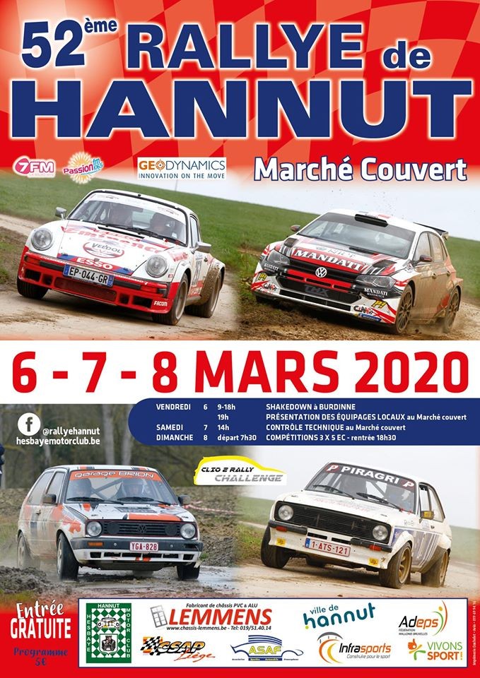 Voorbeschouwing Rallye de Hannut: Een gevarieerd deelnemersveld.