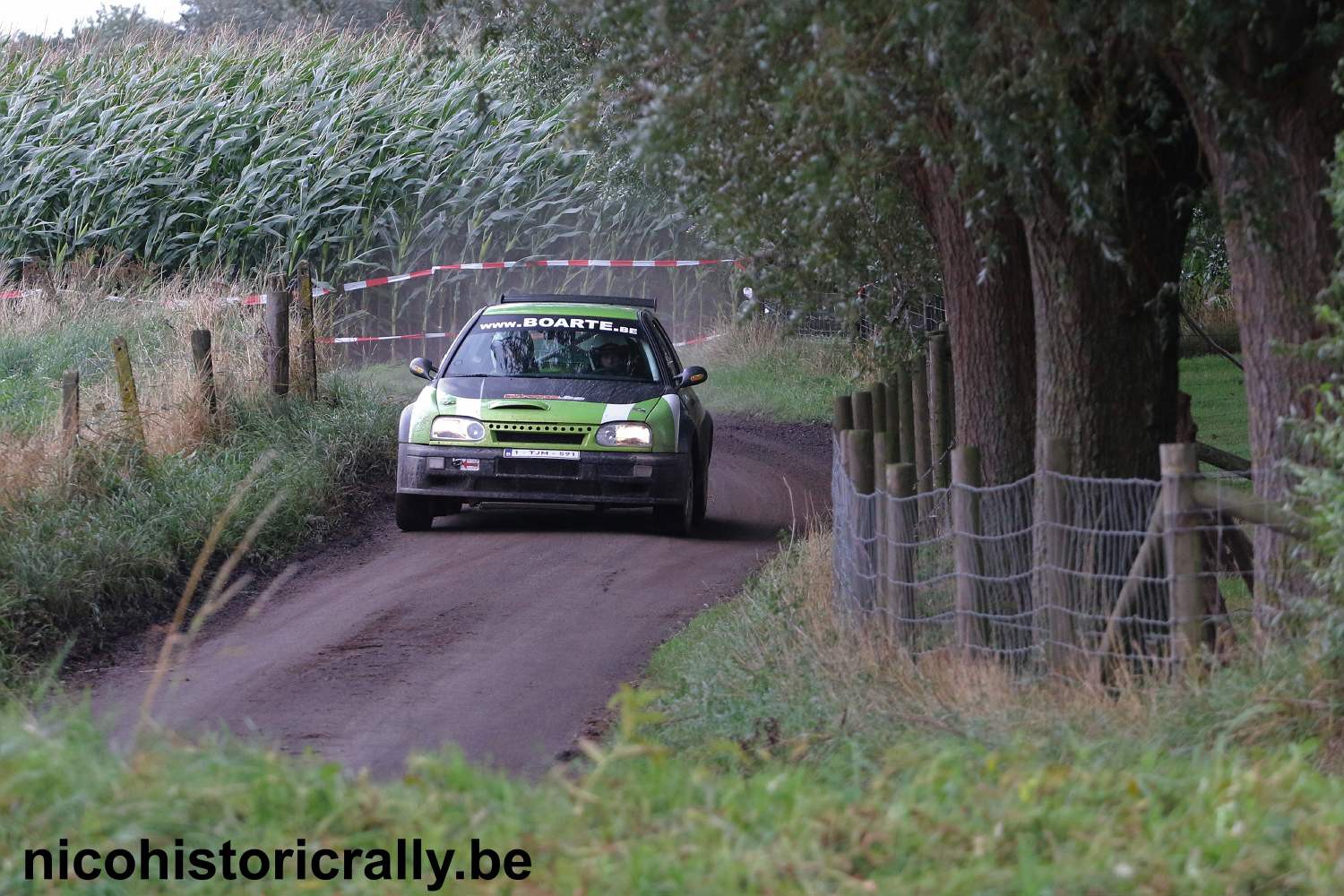 Wedstrijdverslag Thibeau Vancouillie in de Rally van de Monteberg.