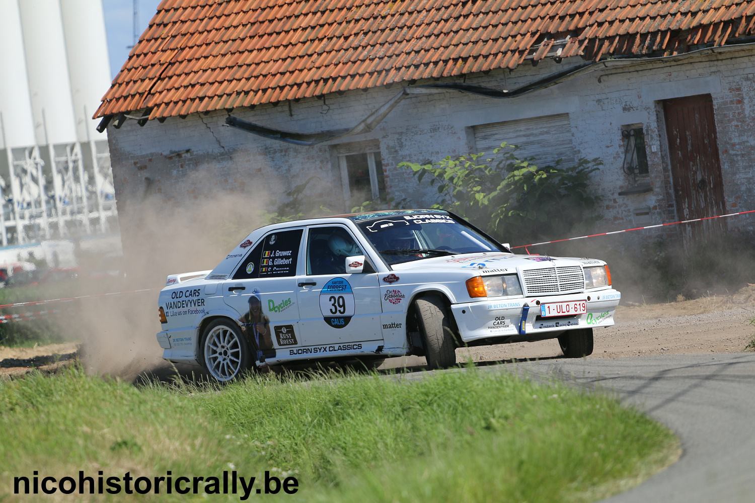 Wedstrijdverslag James Gruwez in de Rally van Wervik: We zijn zeer tevreden !