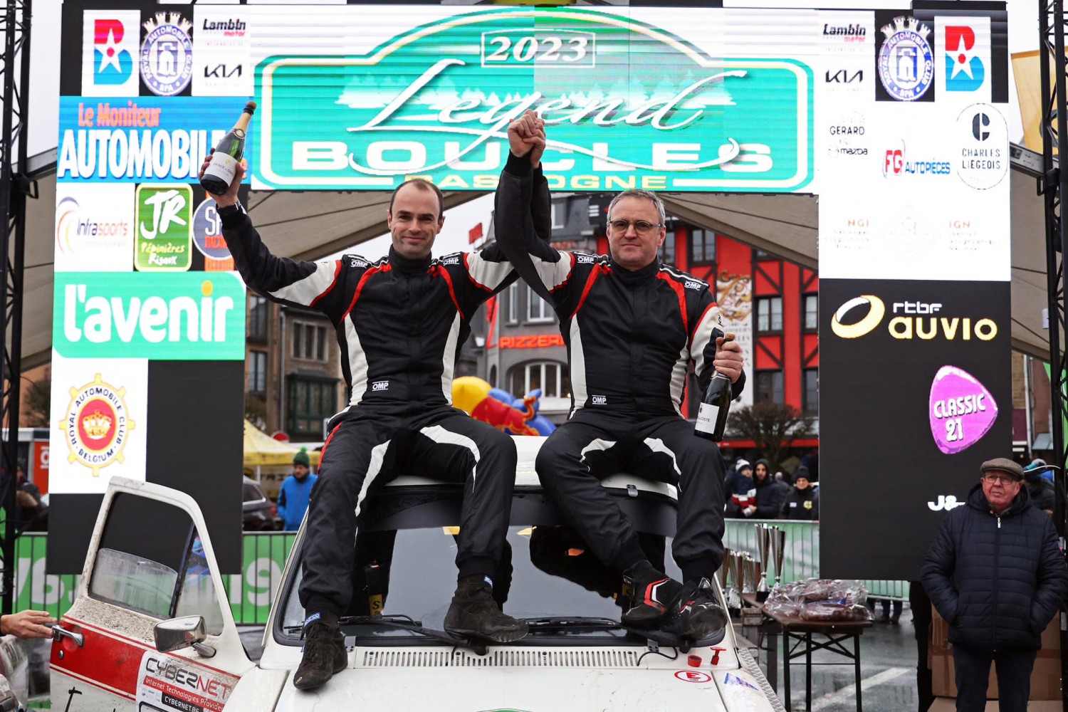Stefaan Stouf en Joris Erard dubbele winnaars van de Legend Boucles @ Bastogne !
