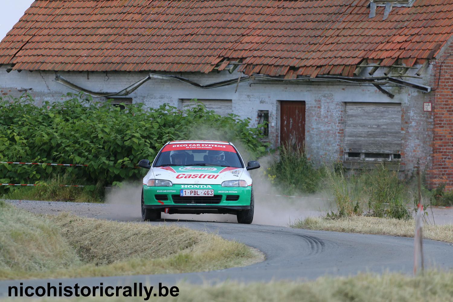 Wedstrijdverslag Maarten Bruggeman in de Rally van Wervik: Super Tevreden over onze prestatie !