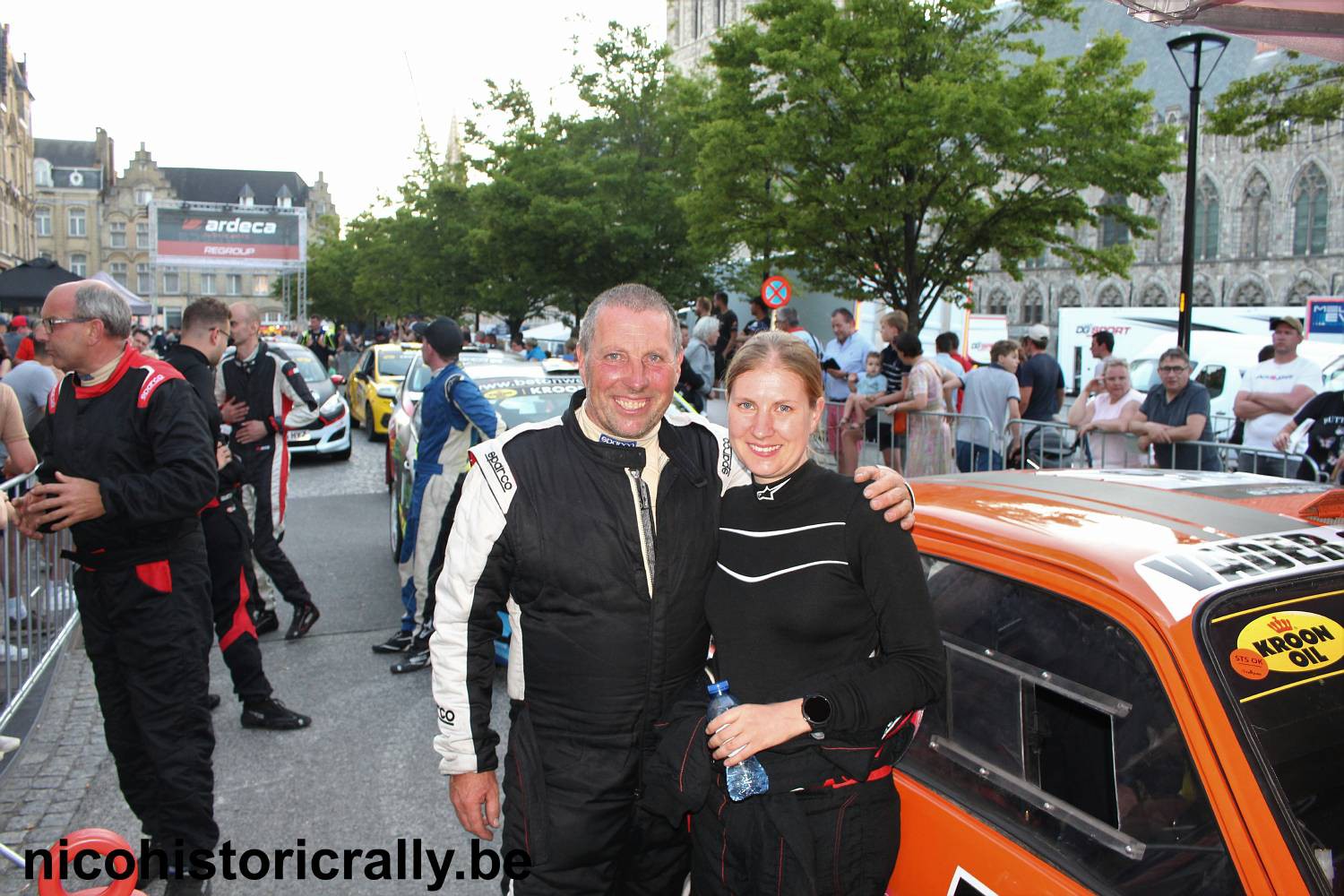 Wedstrijdverslag Rudi Dekimpe in de Ardeca Ypres Rally: Met mijn dochter over het podium was schitterend !