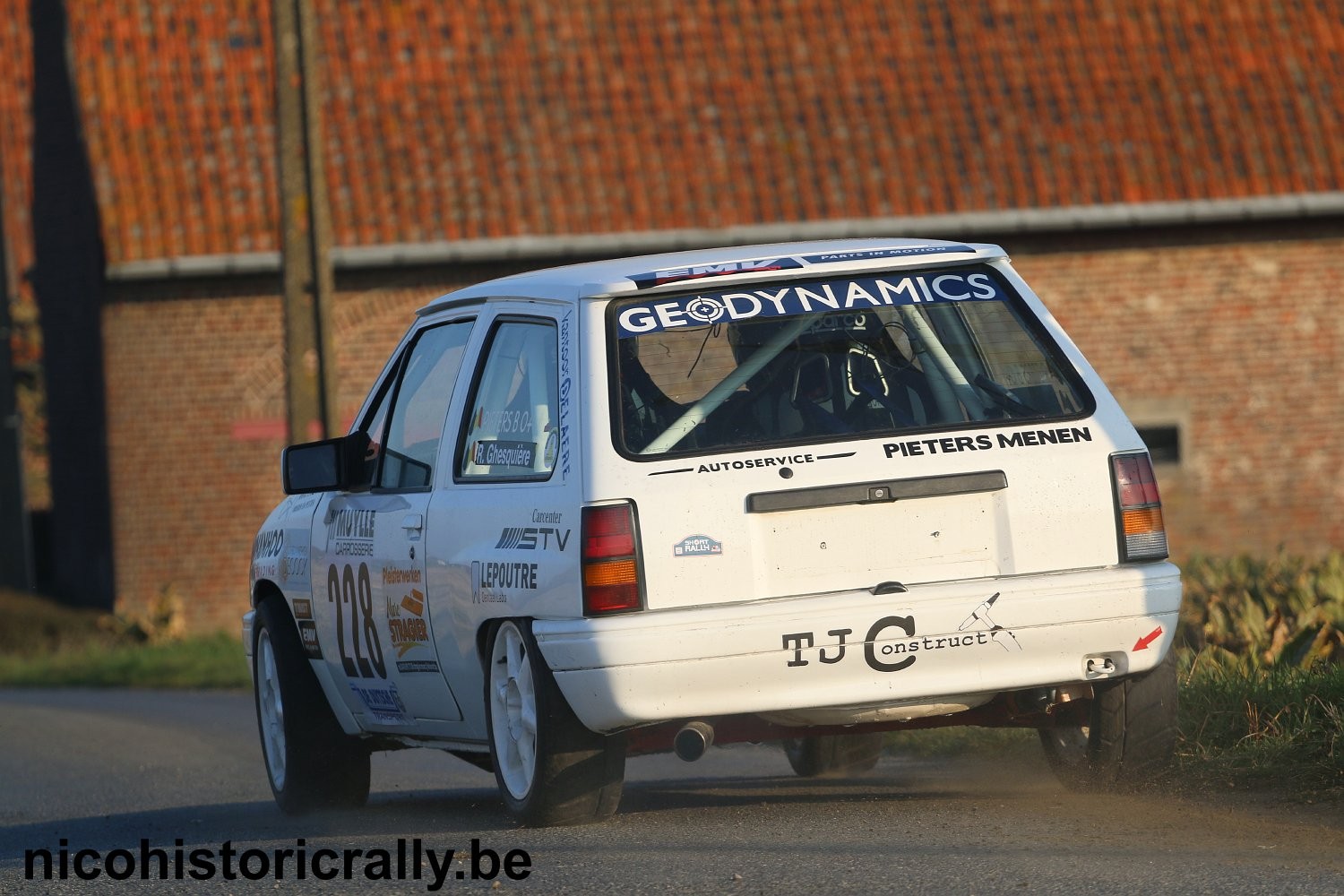 Wedstrijdverslag Sebastiaan Pieters in de Short Rally van Moorslede: Ondanks onze schuiver toch gefinisht met een glimlach !