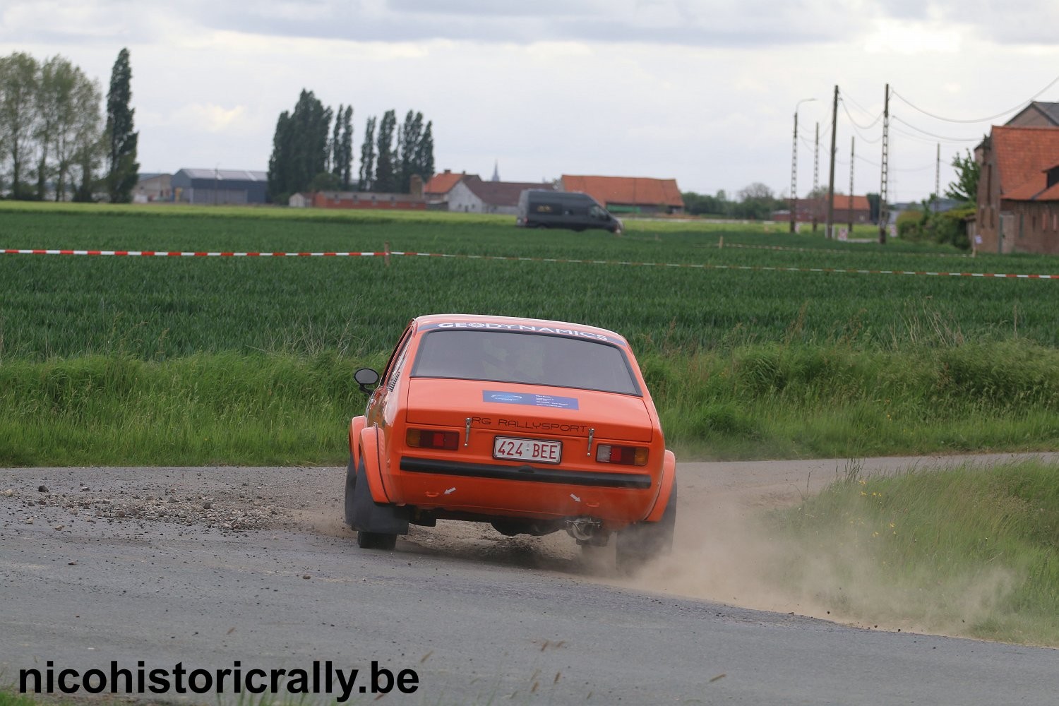 Wedstrijdverslag Glenn Rogiers in de Monteberg Rally: Een olielek dwong ons tot opgave !