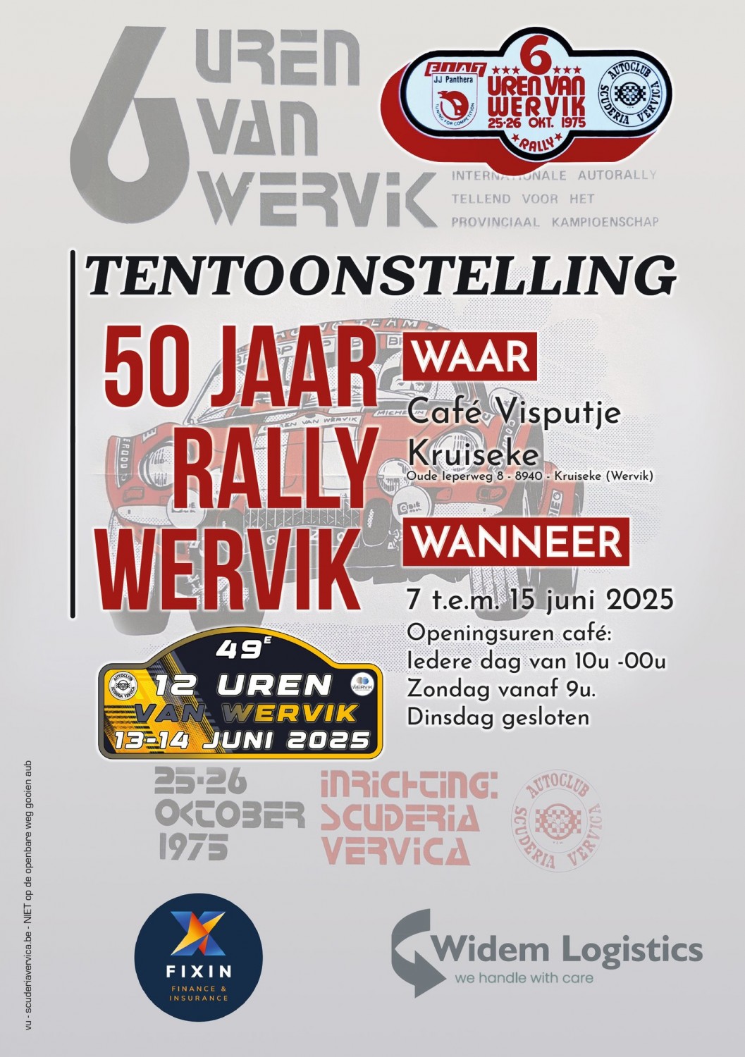 Tentoonstelling 50 jaar Rally Wervik + WIN TICKETS!
