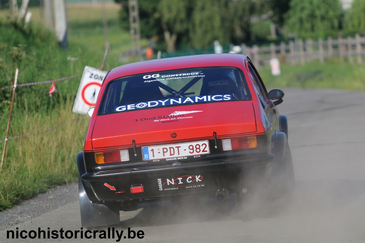 Wedstrijdverslag Danny Vancoillie in de Rally van Staden: Toch tevreden ondanks ons probleempje met de koppelingskabel !